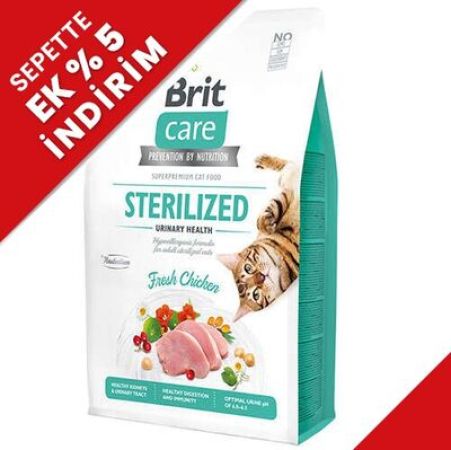 Brit Care Sterilised Urinary Tavuk Tahılsız Kısırlaştırılmış Kedi Maması 7 Kg