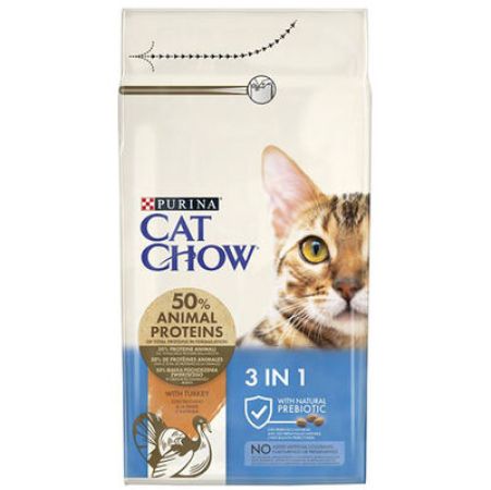 Cat Chow 3in1 Hindi Etli Kedi Maması 15 Kg 