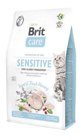 Brit Care Sensitive Böcek Ringa Balıklı Tahılsız Kedi Maması 2 Kg + Temizlik Mendili