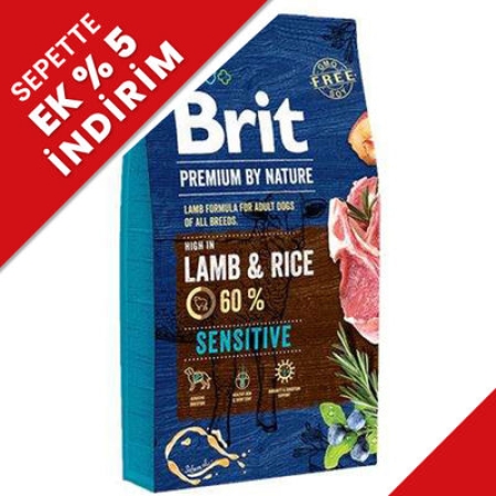 Brit Premium Sensitive Lamb Kuzu Etli Hassas Köpek Maması 8 Kg
