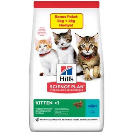 Hills Kitten Ton Balıklı Yavru Kedi Maması 5 + 2 Kg (Toplam 7 Kg)