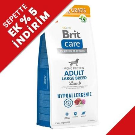 Brit Care Large Breed Büyük Irk Kuzulu Köpek Maması 12 Kg + 2 Kg Bonus (Toplam 14 Kg)