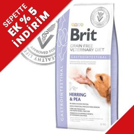 Brit Veterinary Diets Gastrointestinal Tahılsız Ringa Balıklı Köpek Maması 12 Kg