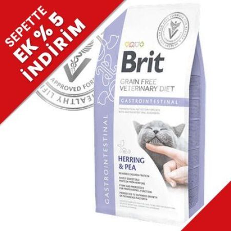 Brit Veterinary Diets Gastrointestinal Tahılsız Ringa Balıklı Kedi Maması 2 Kg