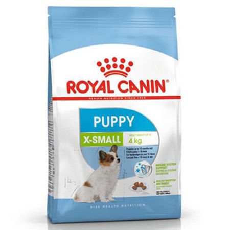 Royal Canin X-Small Puppy Küçük Irk Yavru Köpek Maması 3 Kg + Wanpy Creamy Treat 5x14 Gr