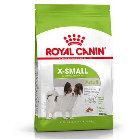 Royal Canin X-Small Küçük Irk Köpek Maması 3 Kg + Wanpy Creamy Treat 5x14 Gr