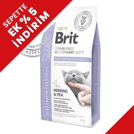 Brit Veterinary Diets Gastrointestinal Tahılsız Ringa Balıklı Kedi Maması 5 Kg