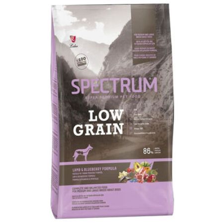 Spectrum Low Grain Kuzu ve Yaban Mersini Köpek Maması 12 Kg