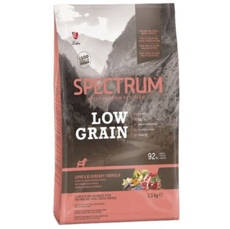 Spectrum Low Grain Small Mini Puppy Kuzu ve Yaban Mersini Yavru Küçük Irk Köpek Maması 2,5 Kg