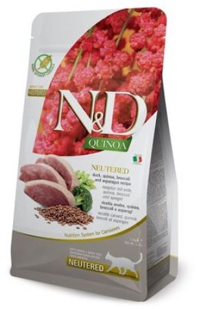 ND Quinoa Neutered Ördek Kinoa Kısırlaştırılmış Kedi Maması 5 Kg