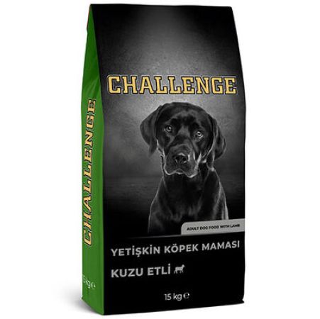 Challenge Kuzu Etli Yetişkin Köpek Maması 15 Kg + 5 Adet 400 Gr Challenge Kuzu Konserve