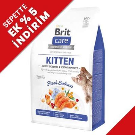 Brit Care Tahılsız Somonlu Yavru Kedi Maması 7 Kg