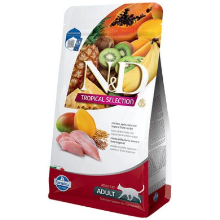 ND Tropical Selection Tavuk ve Meyveli Kedi Maması 5 Kg