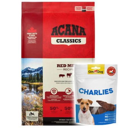 Acana Red Meat Yetişkin Köpek Maması 9,7 Kg + Gimdog 70 Gr Köpek Ödülü