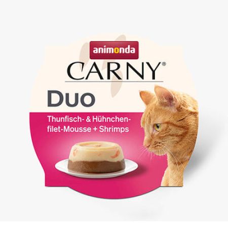 Animonda 83950 Carny Duo Jöle Tavuk Fileto ve Ton Balıklı Yaş Kedi Maması 70 Gr