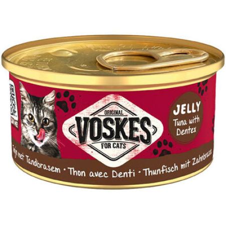 Voskes Ton Balıklı ve Sinagrit Jelly Kedi Yaş Konservesi 85 Gr