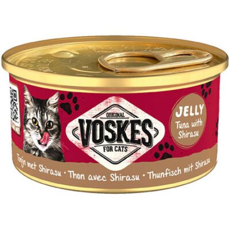 Voskes Ton Balıklı ve Şirasu Jelly Kedi Yaş Konservesi 85 Gr