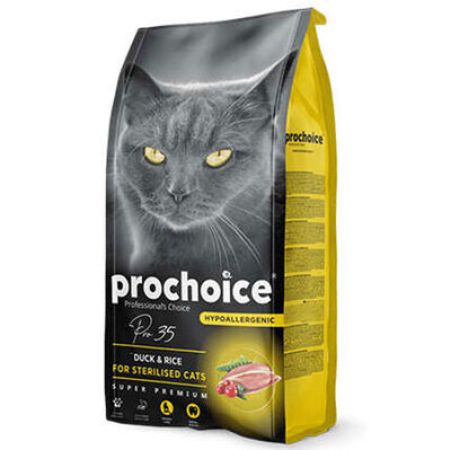 Pro Choice Pro35 Tavuk ve Ördek Kısırlaştırılmış Kedi Maması 2 Kg