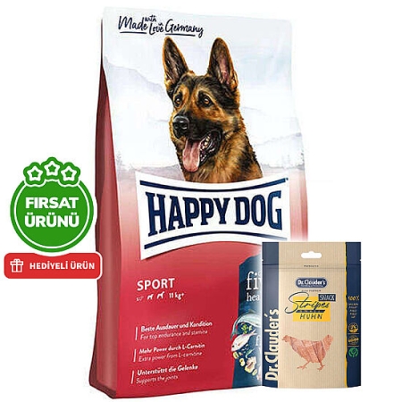 Happy Dog Fit Vital Sport Aktif Yetişkin Köpek Maması 14 Kg + 2 Adet Dr. Clauders Ödül 80 Gr