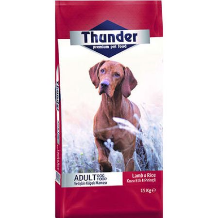 Thunder Kuzu Etli Köpek Maması 15 Kg