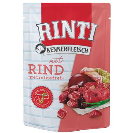 Rinti Pouch Sığır Etli Köpek Yaş Maması 400 Gr