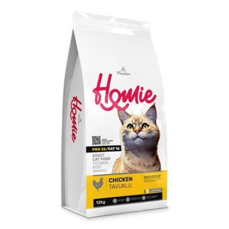 Homie Pro36 Düşük Tahıllı Tavuklu Kedi Maması 12 Kg + Elekli Paspas
