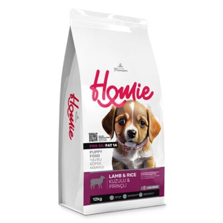 Homie Pro30 Düşük Tahıllı Kuzulu Yavru Köpek Maması 12 Kg
