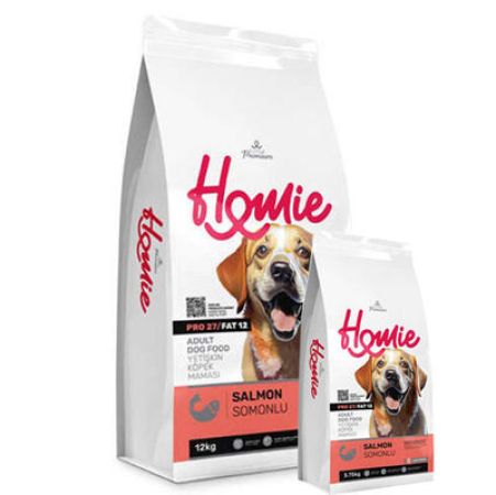 Homie Pro27 Düşük Tahıllı Somonlu Köpek Maması 12 + 3,75 Kg (Toplam 15,75 Kg)