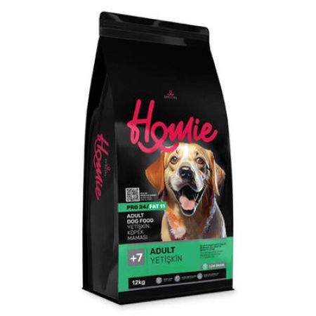 Homie Pro24 Düşük Tahıllı +7 Yaş Üstü Yetişkin Köpek Maması 12 Kg