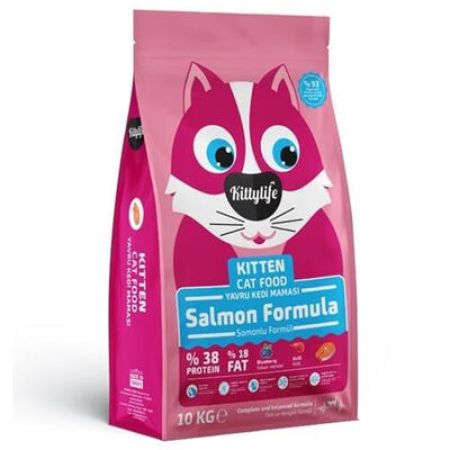 Kittylife Kitten Somonlu Yavru Kedi Maması 10 Kg