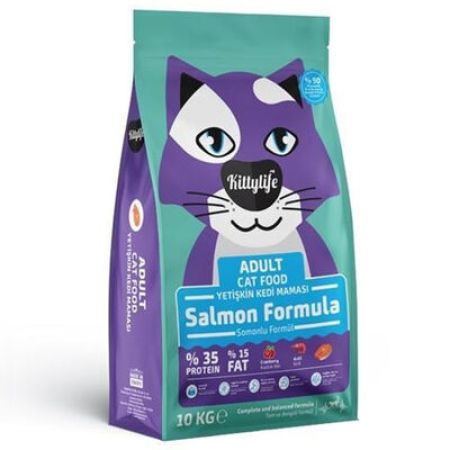 Kittylife Somonlu Kedi Maması 10 Kg