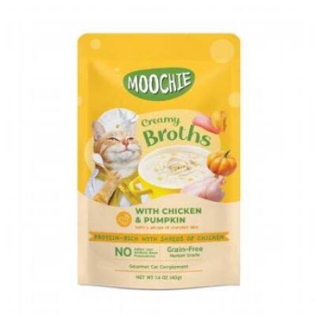 Moochie Tavuk Balkabağı İçerikli Kedi Çorbası 40 Gr