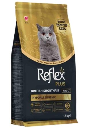 Reflex Plus British Shorthair Yetişkin Kedi Maması 1,5 kg