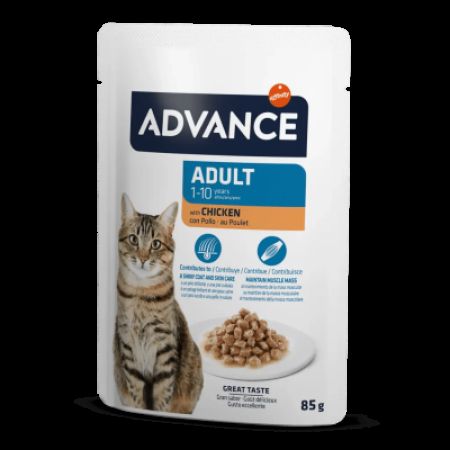 Advance Tavuklu Yetişkin Konserve Kedi Maması 85 gr