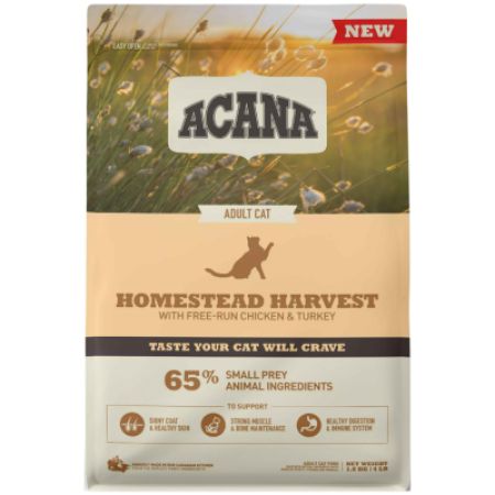 Acana Homestead Harvest Tavuk ve Hindi Etli Yetişkin Kedi Maması 1.8 Kg