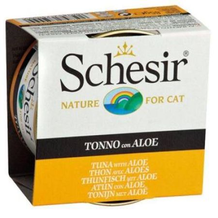 Schesir Jel İçinde Ton Balıklı & Aloeveralı Yetişkin Kedi Konservesi 85 gr