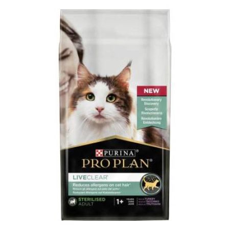 Pro Plan LiveClear Sterilised Hindili Kısırlaştırılmış Kedi Maması 7kg