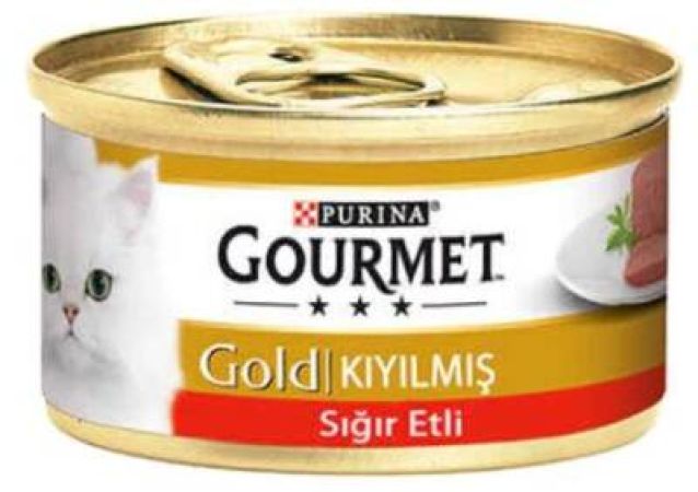 Gourmet Gold Kıyılmış Sığır Etli Yetişkin Kedi Konservesi 85 gr