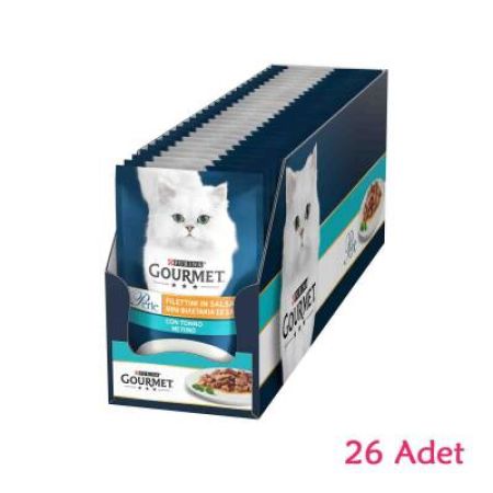 Gourmet Perle Izgara Ton Balıklı Yaş Kedi Maması 26 Adet*85 gr