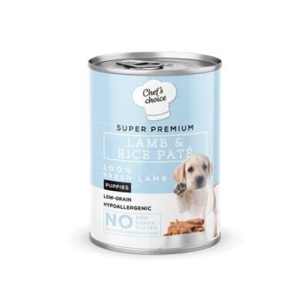 Chef's Choice Kuzulu Pirinçli Ezme Yavru Köpek Konservesi 400 gr