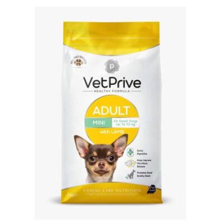 Vet Prive Adult Küçük Irk Kuzu Etli Yetişkin Köpek Maması 3 Kg