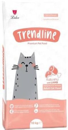 Trendline Kuzu Etli Yetişkin Kedi Maması 10 kg