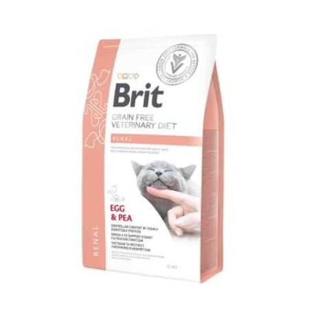 Brit Veterinary Diet Renal Böbrek Yetmezliği olan Kediler için Tahılsız Kedi Maması 2 kg