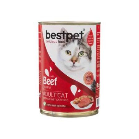 Bestpet Sığır Etli Yetişkin Kedi Konservesi 400gr