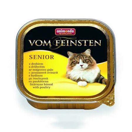 Animonda Vom Feinsten Senior Kümes Hayvanlı Yaşlı Kedi Konservesi 6 Adet 100 Gr 