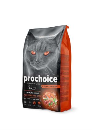 Prochoice Pro 33 Somon ve Karidesli Kısırlaştırılmış Yetişkin Kedi Maması 2 Kg