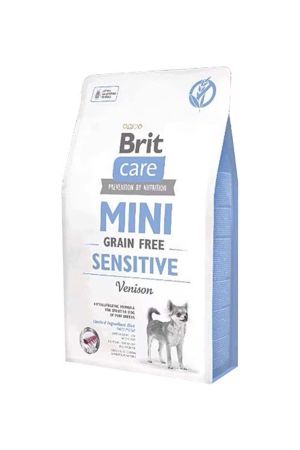 Brit Care Mini Irk Sensitive Hassas Geyik Etli Tahılsız Yetişkin Köpek Maması 2 Kg