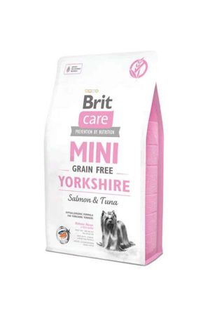 Brit Care Mini Irk Yorkshire Somon ve Ton Balıklı Tahılsız Yetişkin Köpek Maması 2 Kg