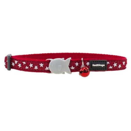 Reddingo Yıldız Desenli Kedi Boyun Tasması 12mm / 20-32 cm