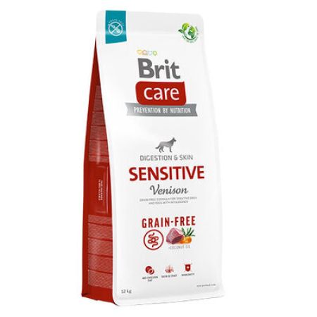 Brit Care Sensitive Digestion Skin Geyikli Tahılsız Yetişkin Köpek Maması 12 Kg 